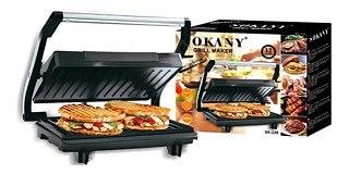 electrodomesticos - Sandwichera Grill Tostador De Panes Parrilla Panini Sk-220 plancha