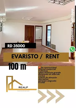 oficinas y locales comerciales - Local de 100 metros en evaristo morales