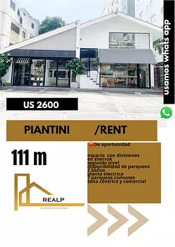 oficinas y locales comerciales - Local céntrico en Piantini 