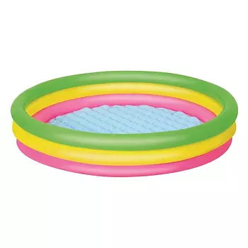 herramientas, jardines y exterior - PISCINA 3 ANILLOS DE COLORES BESTWAY 1.52M X 30CM