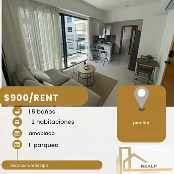 apartamentos - hermoso apartamento en piatini 
