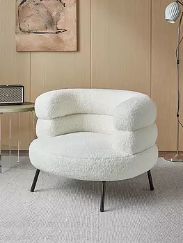 muebles y colchones - Butaca Moderna. Fabricada con Tela Boucle(tela tipo toalla).