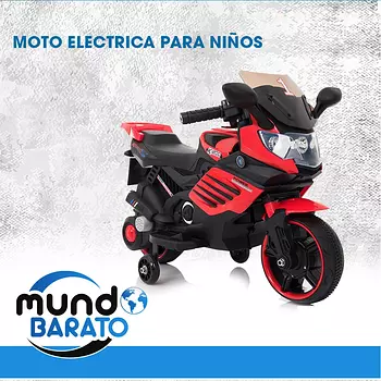 juguetes - Moto Motor Para Niño Electrica Recargablr. Juguete. Aro con Luces led 