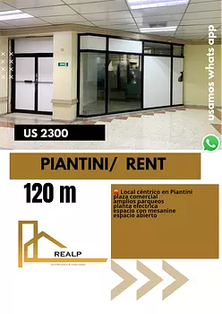 oficinas y locales comerciales - Local Piantini  120 m