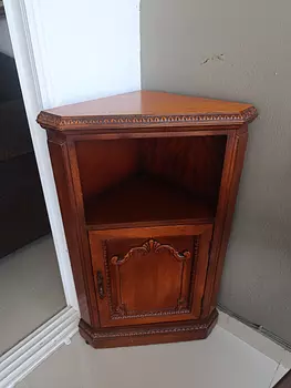 decoración y accesorios - Esquinero en madera española 