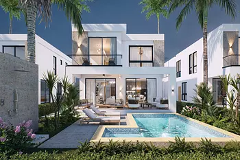 casas vacacionales y villas - Villas en Plano en Vista Cana Punta Cana
