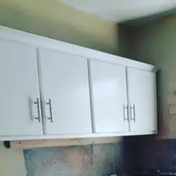 cocina - Gabinete blanco para cocina