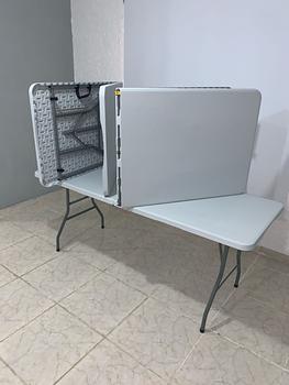 herramientas, jardines y exterior - Mesa plegable plástica 71 pulgadas 