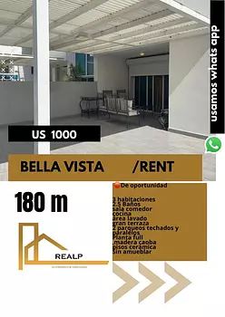 apartamentos - Apartamento en Bella vista vacío 