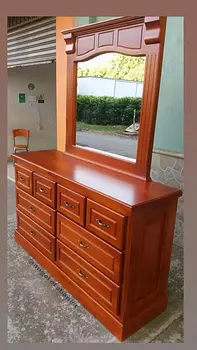 muebles y colchones - Gavetero grande con espejo 