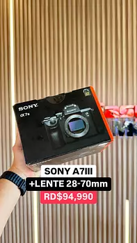 camaras y audio - CAMARA SONY A7III+LENTE 28-70MM Y COMBO 