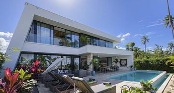 casas vacacionales y villas - VILLA CON 4 HABITACIONES DE RENTA EN LAS TERRENAS