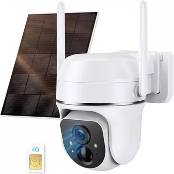 camaras y audio - Cámaras de Seguridad Solar 4G LTE inalámbricas 