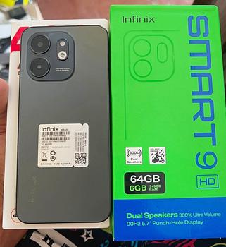 celulares y tabletas - Infinix Smart 9HD 64gb 3gb+3gb ram Dual Sim 1 Mes 