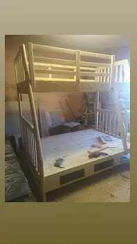 muebles y colchones - Camarote con escalera 