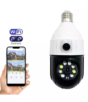 camaras y audio - Cámara de Seguridad WiFi Tipo Bombillo 1080P