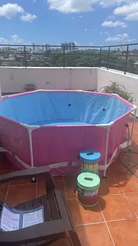 hobby y coleccion - vendo piscina Index rosada