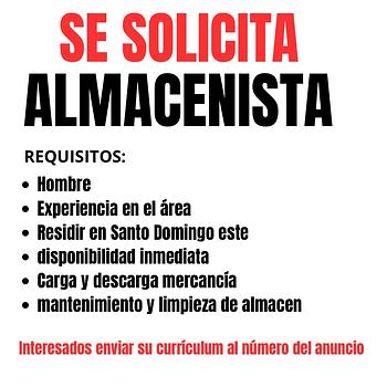 empleos disponibles - Auxiliar de Almacén 