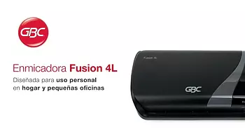 impresoras y scanners - PLASTIFICADORA GBC FUSION 4L P6664 PARA CARNET,LAMINAS 3 y 5 