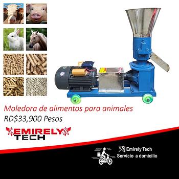 equipos profesionales - Peletizadora paletizadora trituradora moledora de alimentos de animales  