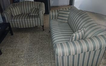 muebles y colchones - Juego de sala 2 muebles tapizados