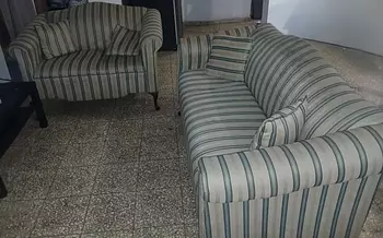 muebles y colchones - Juego de sala 2 muebles tapizados