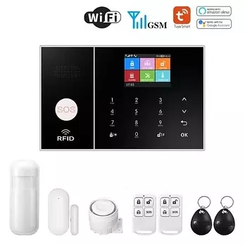 accesorios para electronica - Alarma de Seguridad Inalambrica WiFi GSM