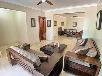 apartamentos - APARTAMENTO AMUEBLADO DE 285MTS2 PROXIMO AL GRAN ALMIRANTE SANTIAGO 