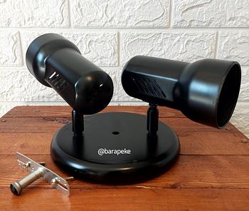 decoración y accesorios - Lámpara de techo con 2 focos