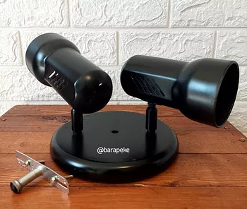 decoración y accesorios - Lámpara de techo con 2 focos
