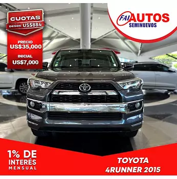 jeepetas y camionetas - Toyota 4Runner Limited 2015