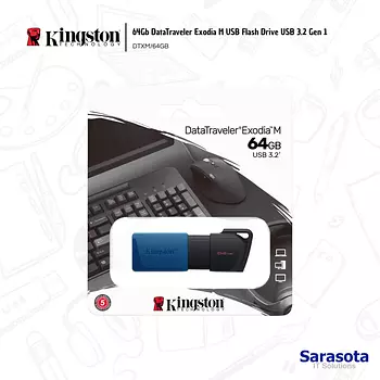 accesorios para electronica - Memoria Kingston USB Gen 3.2 de 64Gb