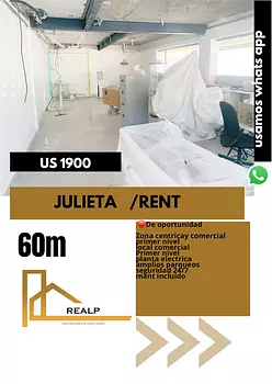oficinas y locales comerciales - Local en Primer nivel en la Julieta 