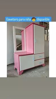 muebles y colchones - Gavetero para niña 