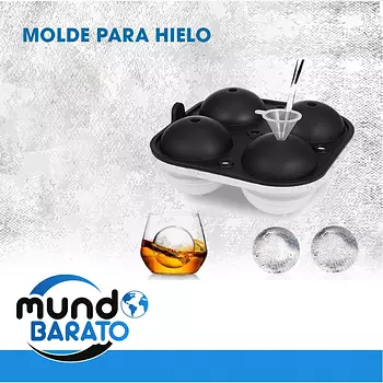 cocina - Molde de Silicón para esferas de hielo hielera