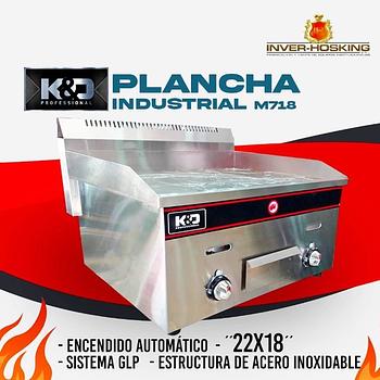 equipos profesionales - K&D, Plancha Industrial