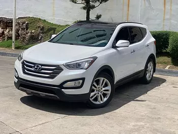 jeepetas y camionetas - HYUNDAI SANTA FE ULTIMATE 2015 TECHO PANORAMICO PRENDE POR BOTON INTERIOR PIEL