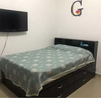 muebles y colchones - cama con librero 