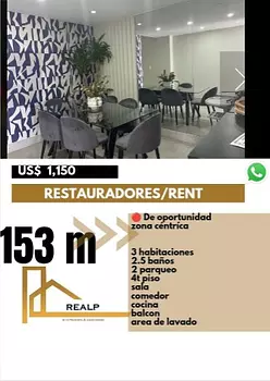 apartamentos - Apartamento en los restauradores amoblado