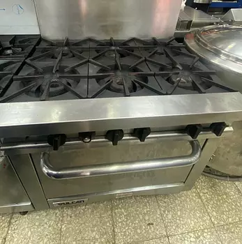 equipos profesionales - Estufa de 6 Hornillas con Horno 