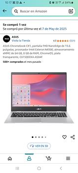 computadoras y laptops - vendo asus chromebook nueva en su caja