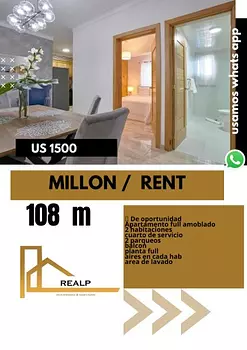apartamentos - Apartamento full amoblado moderno