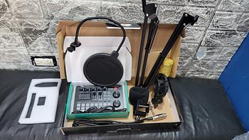 otros electronicos - Kit de grabación con tarjeta de sonido