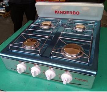 electrodomesticos - ELECTROKING ESTUFA P/MESA ACERO INOX 20 PULGADAS