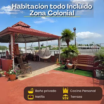 habitaciones y viviendas compartidas - Habitación Equipada en Zona Colonial