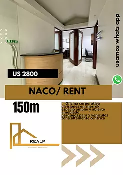 oficinas y locales comerciales - Local amoblado naco 