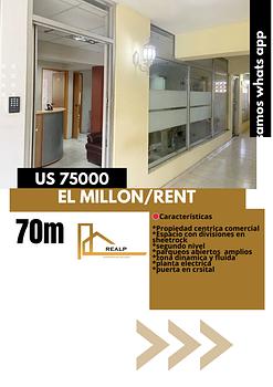 oficinas y locales comerciales - Local céntrico en el millon