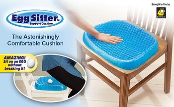 muebles y colchones - Cojín de gel de apoyo para asiento de oficina en casa Egg Sitter 