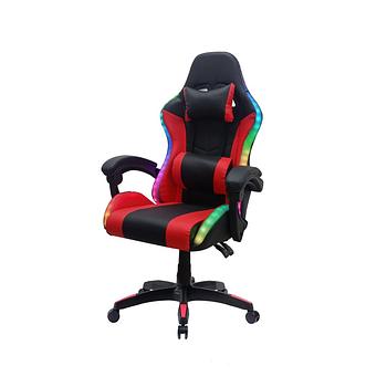 muebles y colchones - Silla gaming respaldo alto reclinable RGB, enciende luces