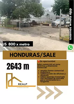 solares y terrenos - Solar en venta en av transitada